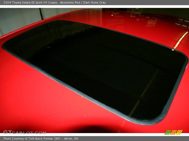 Absolutely Red / Dark Stone Gray 2004 Toyota Solara SE Sport V6 Coupe