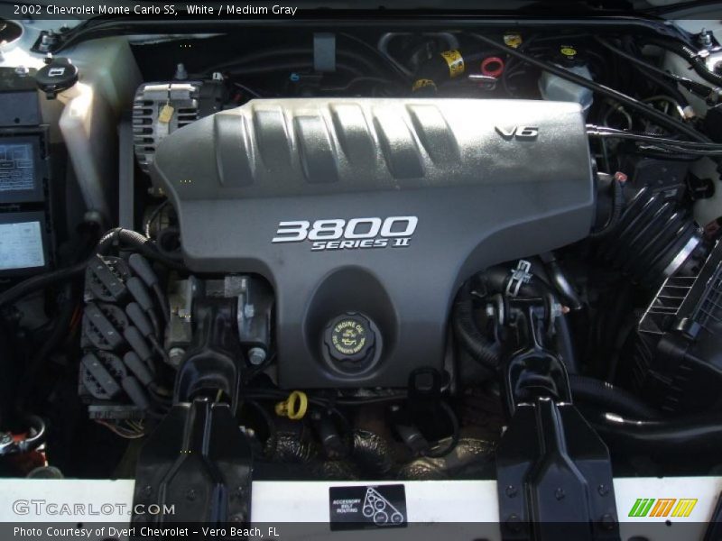 White / Medium Gray 2002 Chevrolet Monte Carlo SS