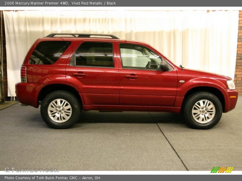 Vivid Red Metallic / Black 2006 Mercury Mariner Premier 4WD