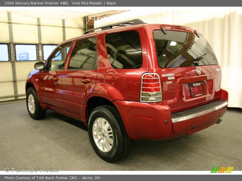 Vivid Red Metallic / Black 2006 Mercury Mariner Premier 4WD