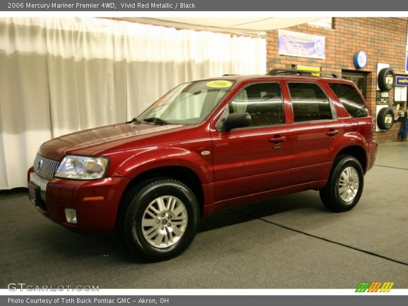 Vivid Red Metallic / Black 2006 Mercury Mariner Premier 4WD