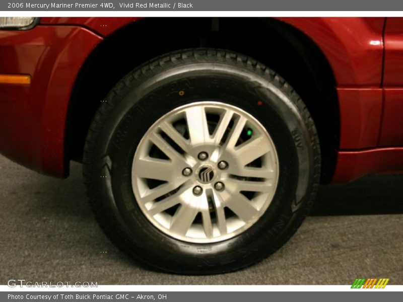 Vivid Red Metallic / Black 2006 Mercury Mariner Premier 4WD