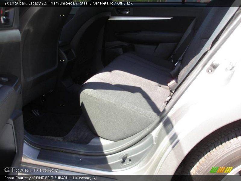 Steel Silver Metallic / Off Black 2010 Subaru Legacy 2.5i Premium Sedan
