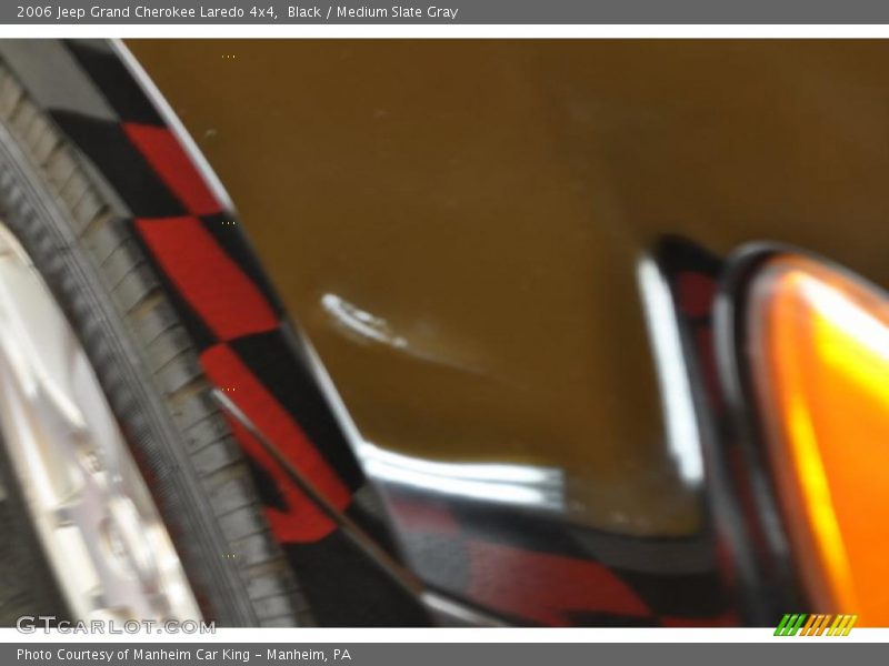 Black / Medium Slate Gray 2006 Jeep Grand Cherokee Laredo 4x4