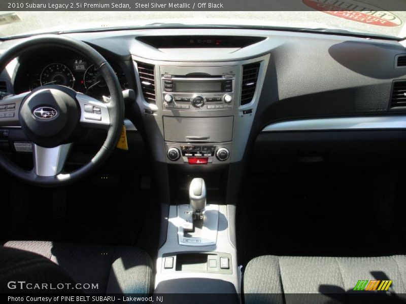 Steel Silver Metallic / Off Black 2010 Subaru Legacy 2.5i Premium Sedan