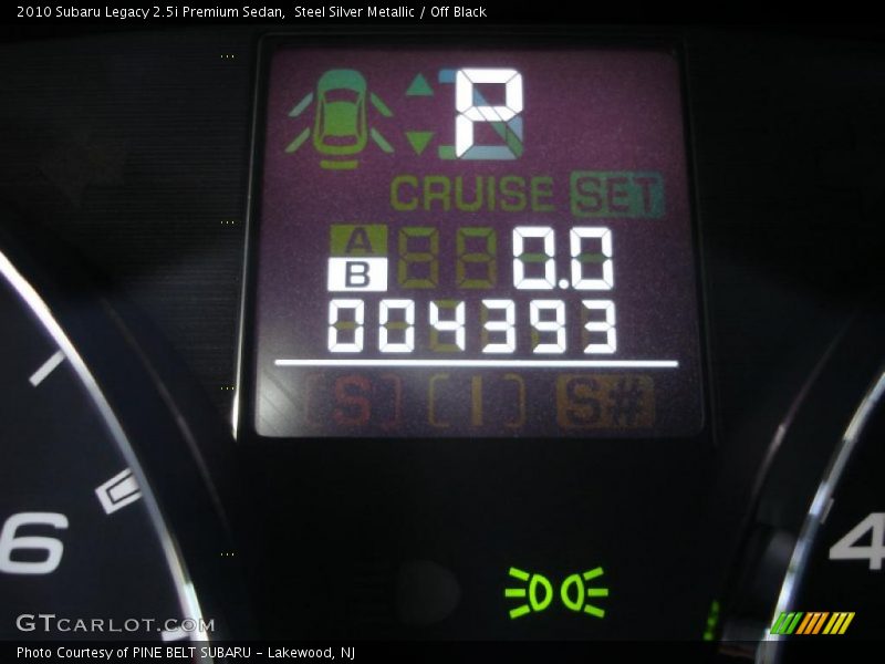 Steel Silver Metallic / Off Black 2010 Subaru Legacy 2.5i Premium Sedan