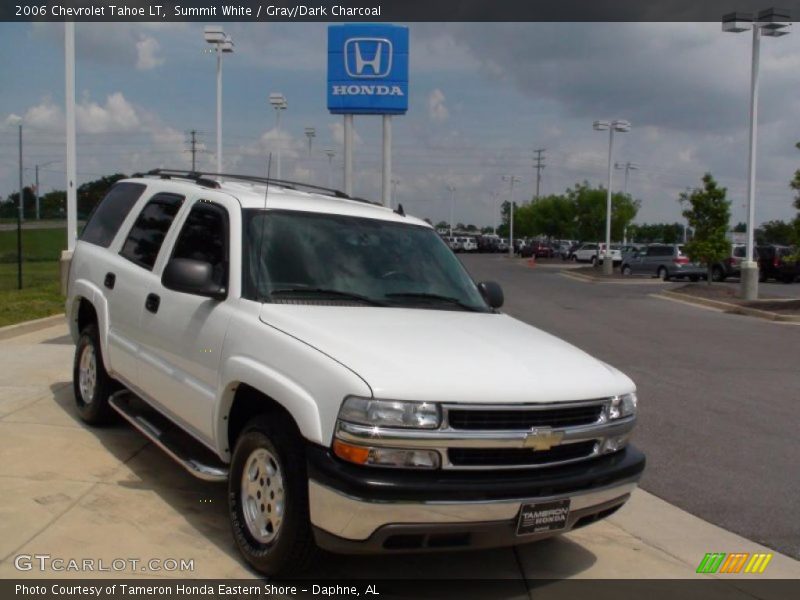 Summit White / Gray/Dark Charcoal 2006 Chevrolet Tahoe LT