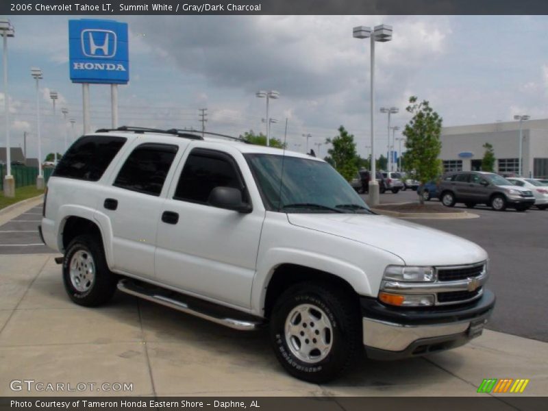 Summit White / Gray/Dark Charcoal 2006 Chevrolet Tahoe LT