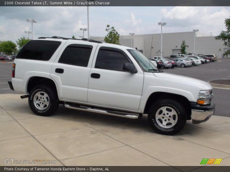 Summit White / Gray/Dark Charcoal 2006 Chevrolet Tahoe LT