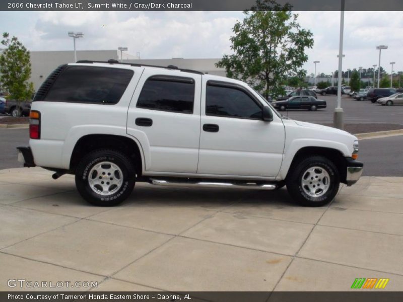 Summit White / Gray/Dark Charcoal 2006 Chevrolet Tahoe LT
