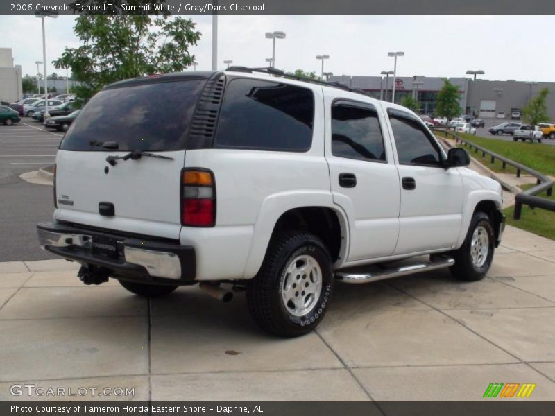 Summit White / Gray/Dark Charcoal 2006 Chevrolet Tahoe LT