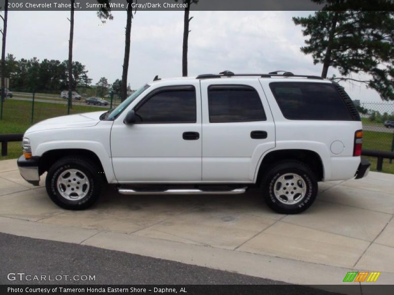 Summit White / Gray/Dark Charcoal 2006 Chevrolet Tahoe LT