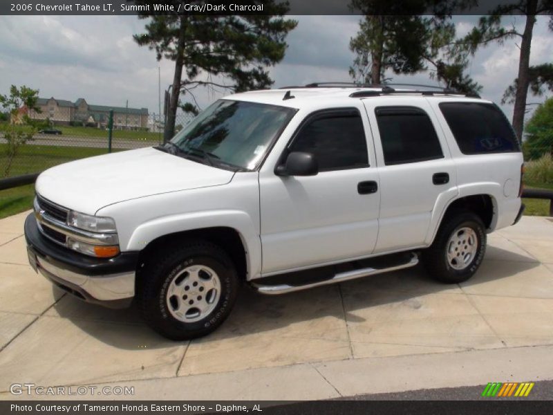 Summit White / Gray/Dark Charcoal 2006 Chevrolet Tahoe LT