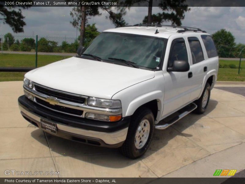 Summit White / Gray/Dark Charcoal 2006 Chevrolet Tahoe LT