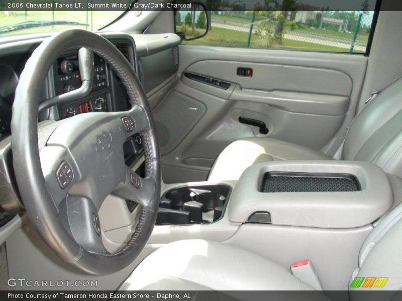 Summit White / Gray/Dark Charcoal 2006 Chevrolet Tahoe LT