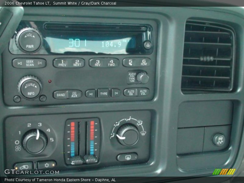 Summit White / Gray/Dark Charcoal 2006 Chevrolet Tahoe LT