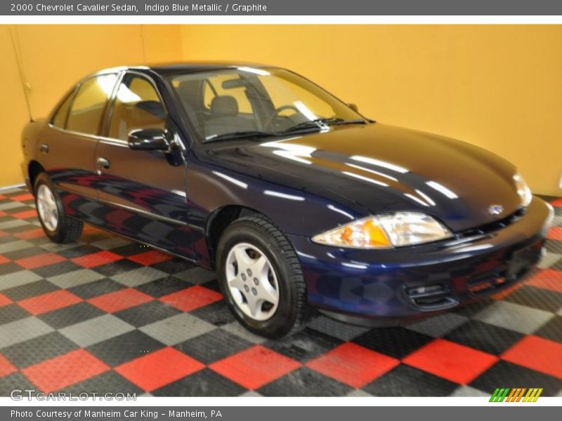 Indigo Blue Metallic / Graphite 2000 Chevrolet Cavalier Sedan