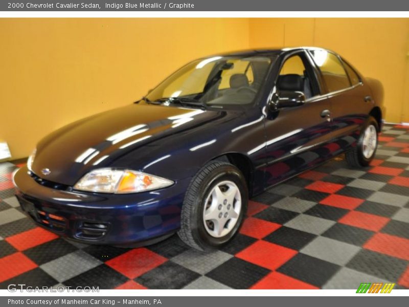 Indigo Blue Metallic / Graphite 2000 Chevrolet Cavalier Sedan