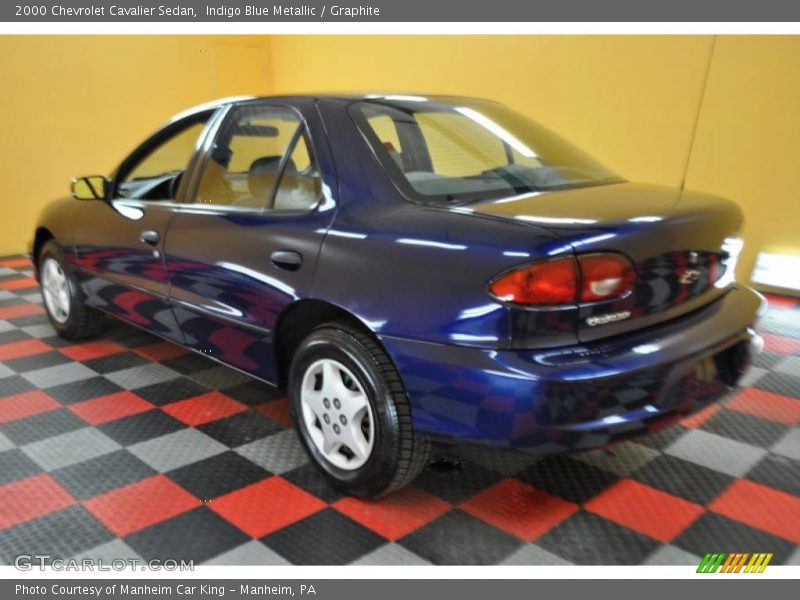 Indigo Blue Metallic / Graphite 2000 Chevrolet Cavalier Sedan