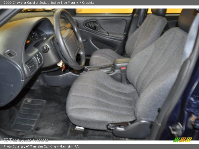 Indigo Blue Metallic / Graphite 2000 Chevrolet Cavalier Sedan