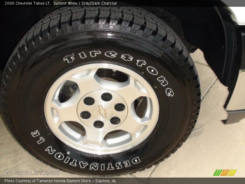 Summit White / Gray/Dark Charcoal 2006 Chevrolet Tahoe LT