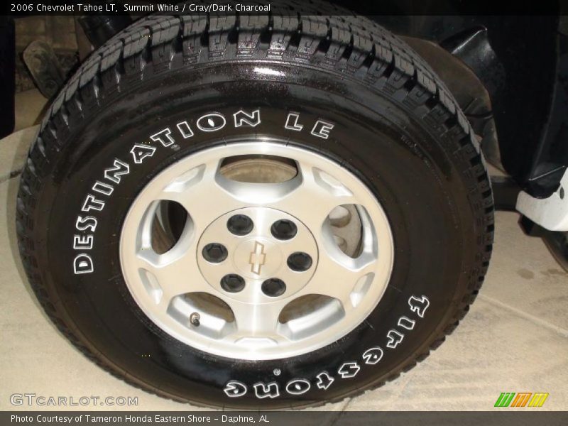 Summit White / Gray/Dark Charcoal 2006 Chevrolet Tahoe LT