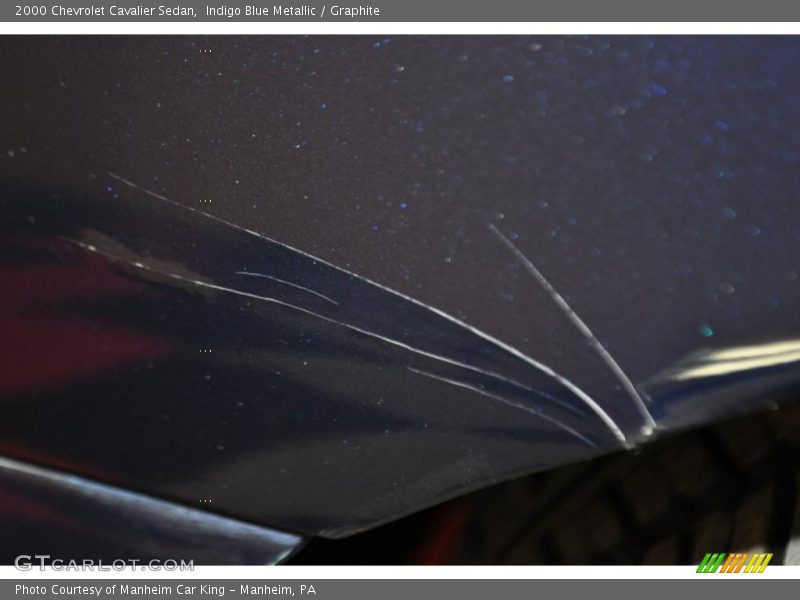 Indigo Blue Metallic / Graphite 2000 Chevrolet Cavalier Sedan