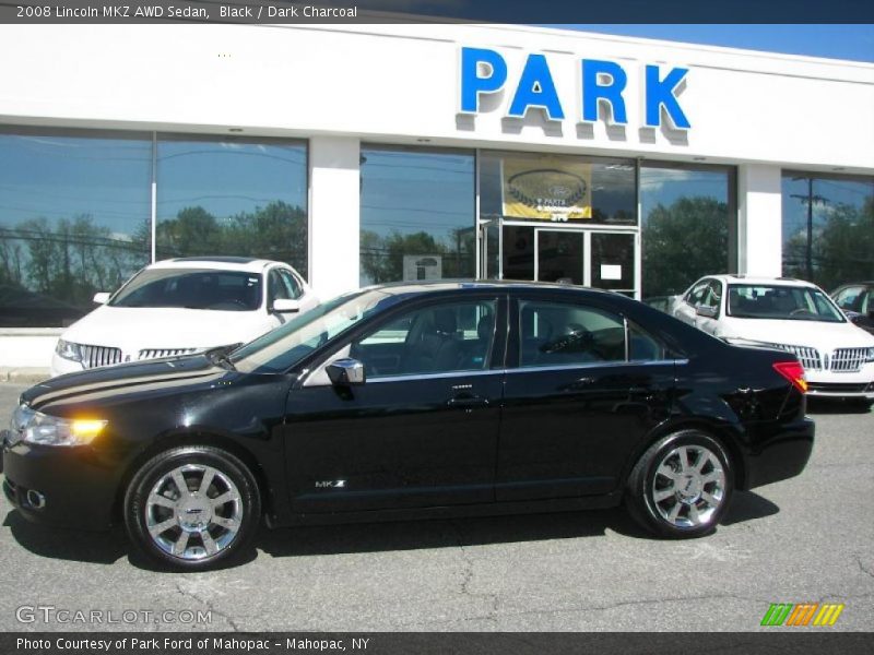 Black / Dark Charcoal 2008 Lincoln MKZ AWD Sedan