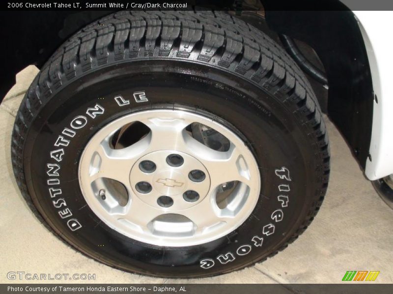 Summit White / Gray/Dark Charcoal 2006 Chevrolet Tahoe LT