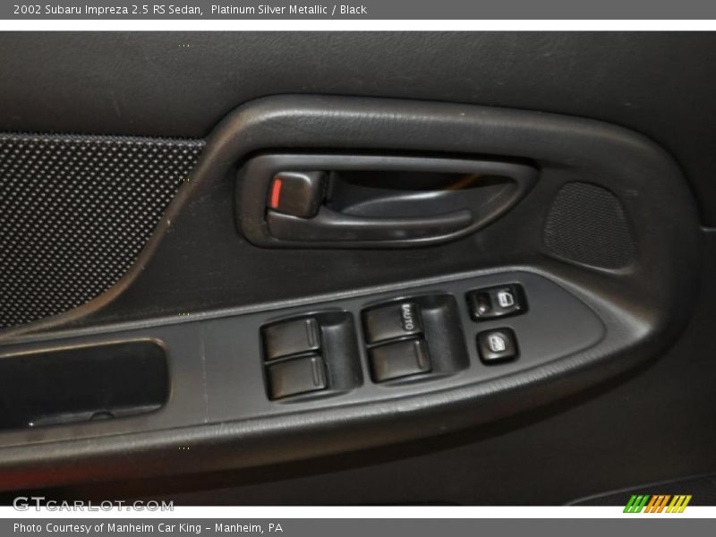 Platinum Silver Metallic / Black 2002 Subaru Impreza 2.5 RS Sedan