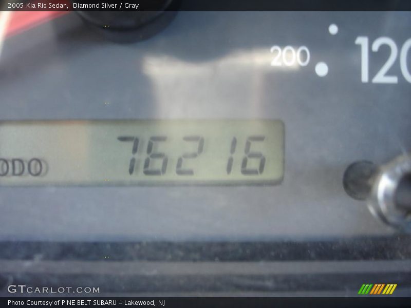Diamond Silver / Gray 2005 Kia Rio Sedan