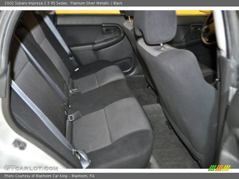 Platinum Silver Metallic / Black 2002 Subaru Impreza 2.5 RS Sedan