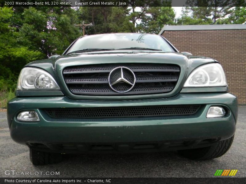 Everest Green Metallic / Java 2003 Mercedes-Benz ML 320 4Matic