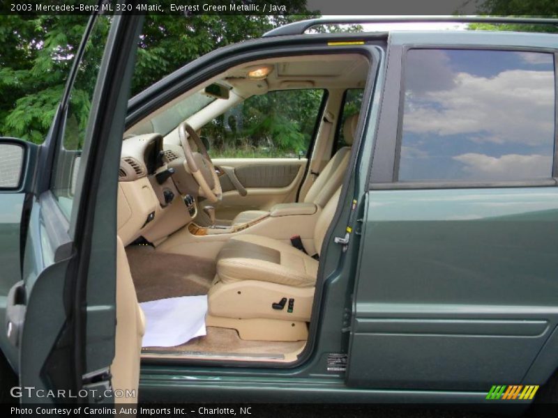 Everest Green Metallic / Java 2003 Mercedes-Benz ML 320 4Matic