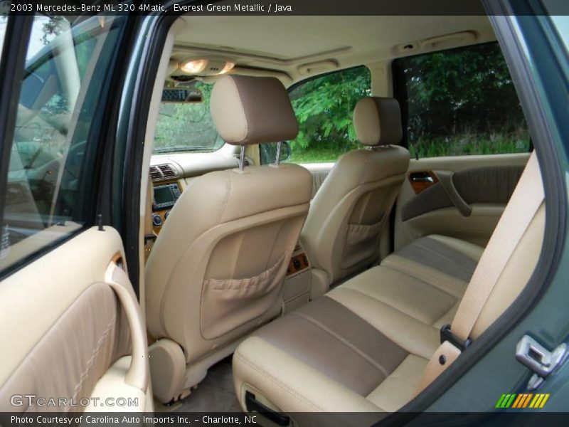 Everest Green Metallic / Java 2003 Mercedes-Benz ML 320 4Matic