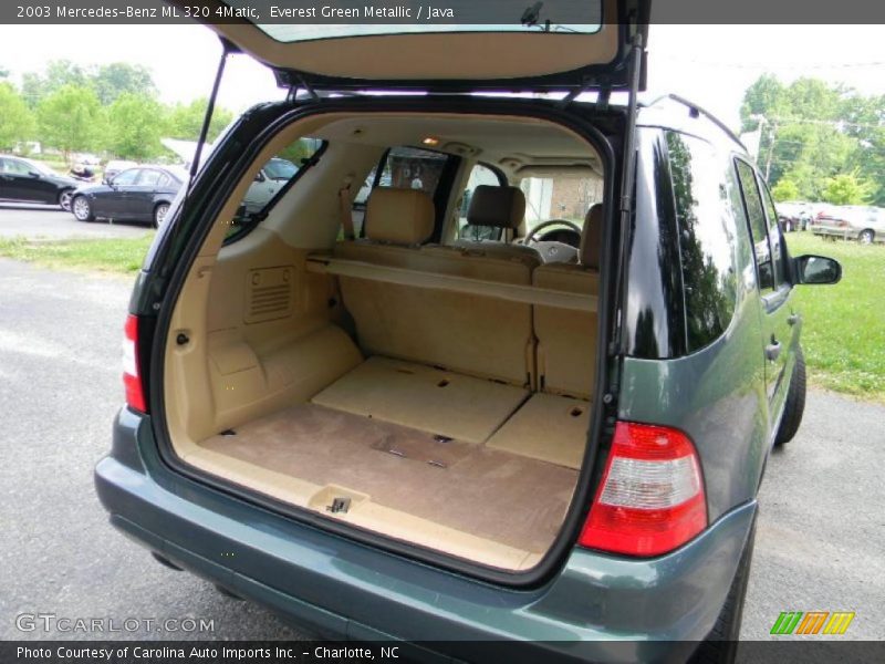 Everest Green Metallic / Java 2003 Mercedes-Benz ML 320 4Matic