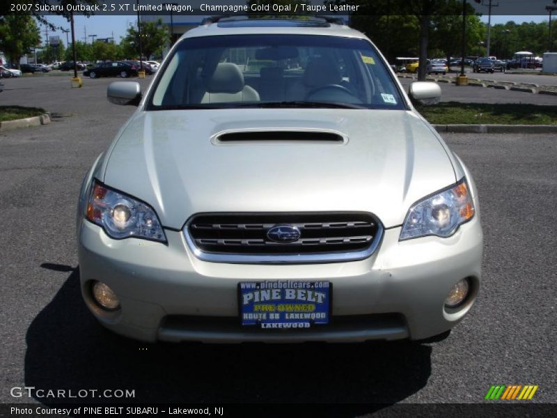 Champagne Gold Opal / Taupe Leather 2007 Subaru Outback 2.5 XT Limited Wagon