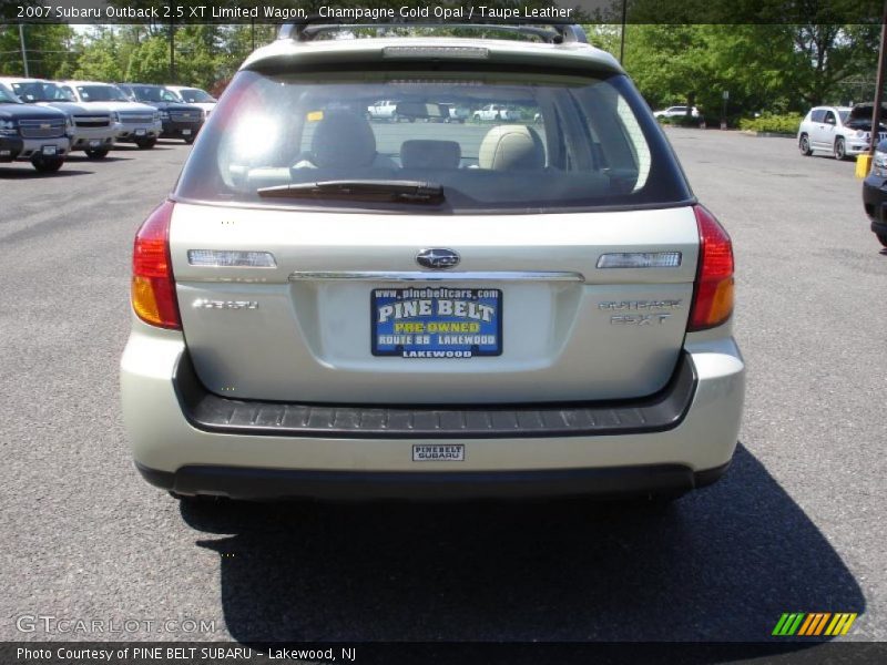 Champagne Gold Opal / Taupe Leather 2007 Subaru Outback 2.5 XT Limited Wagon