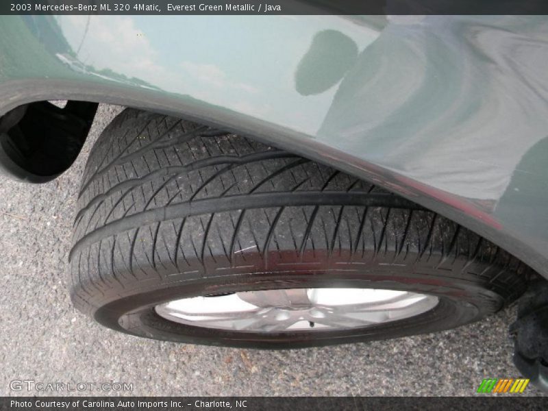 Everest Green Metallic / Java 2003 Mercedes-Benz ML 320 4Matic