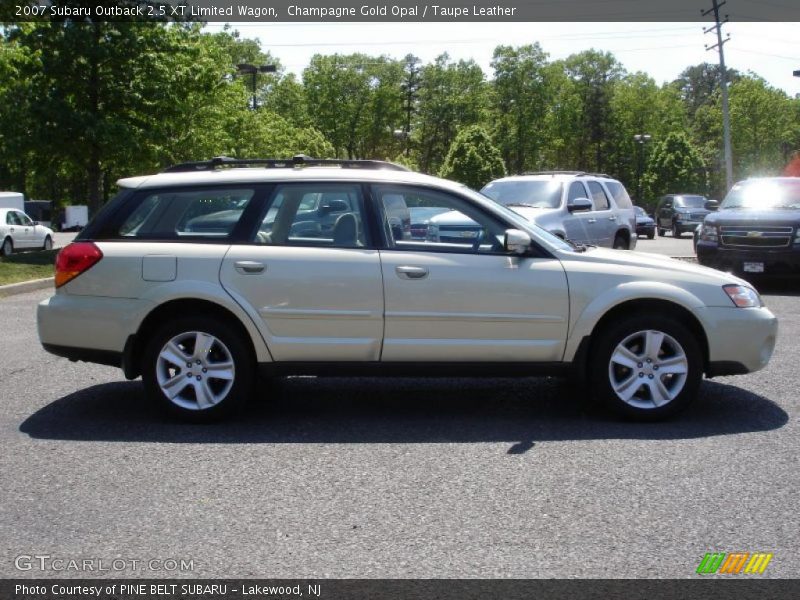Champagne Gold Opal / Taupe Leather 2007 Subaru Outback 2.5 XT Limited Wagon