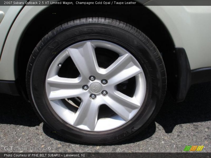 Champagne Gold Opal / Taupe Leather 2007 Subaru Outback 2.5 XT Limited Wagon
