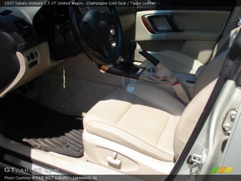 Champagne Gold Opal / Taupe Leather 2007 Subaru Outback 2.5 XT Limited Wagon