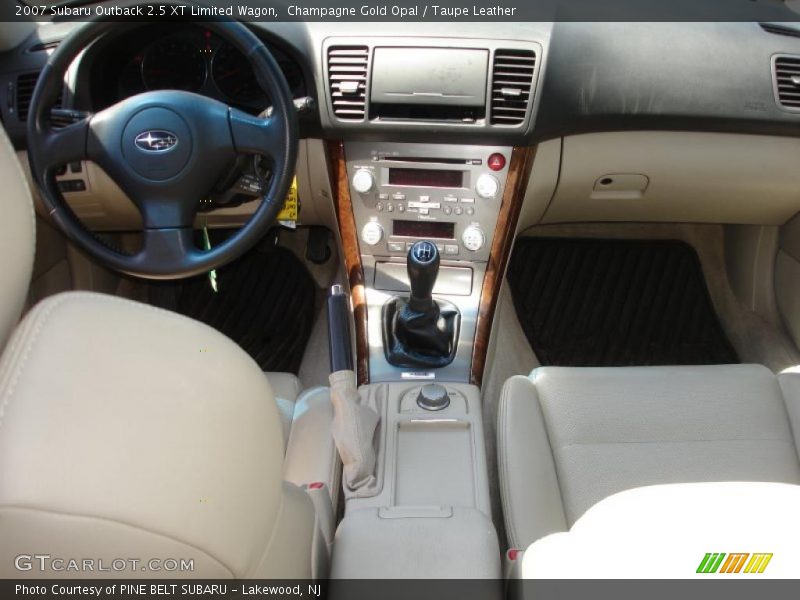 Champagne Gold Opal / Taupe Leather 2007 Subaru Outback 2.5 XT Limited Wagon