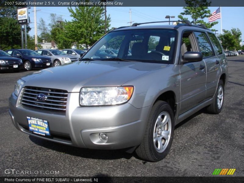 Crystal Gray Metallic / Graphite Gray 2007 Subaru Forester 2.5 X