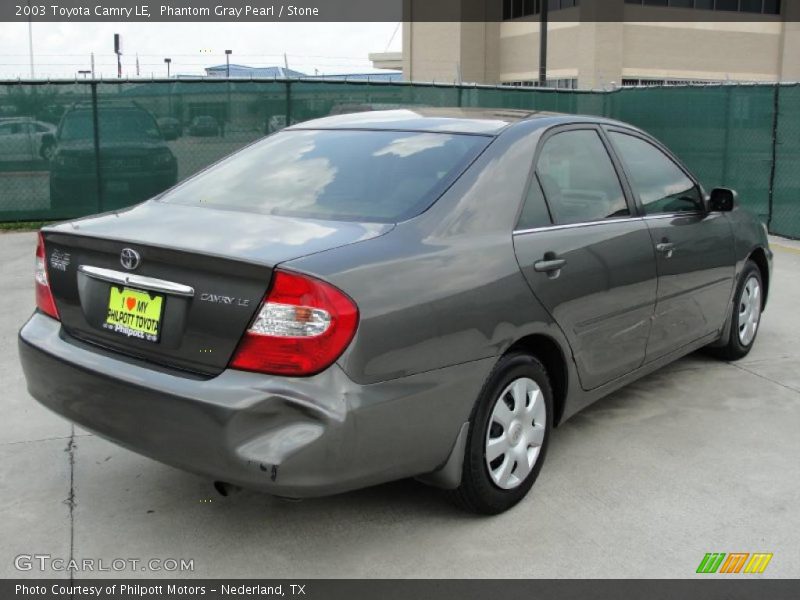 Phantom Gray Pearl / Stone 2003 Toyota Camry LE