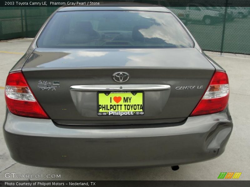 Phantom Gray Pearl / Stone 2003 Toyota Camry LE