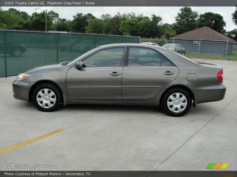 Phantom Gray Pearl / Stone 2003 Toyota Camry LE