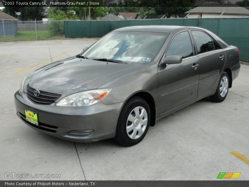 Phantom Gray Pearl / Stone 2003 Toyota Camry LE
