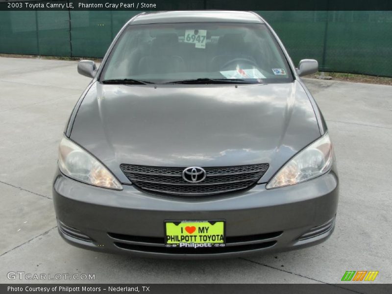 Phantom Gray Pearl / Stone 2003 Toyota Camry LE