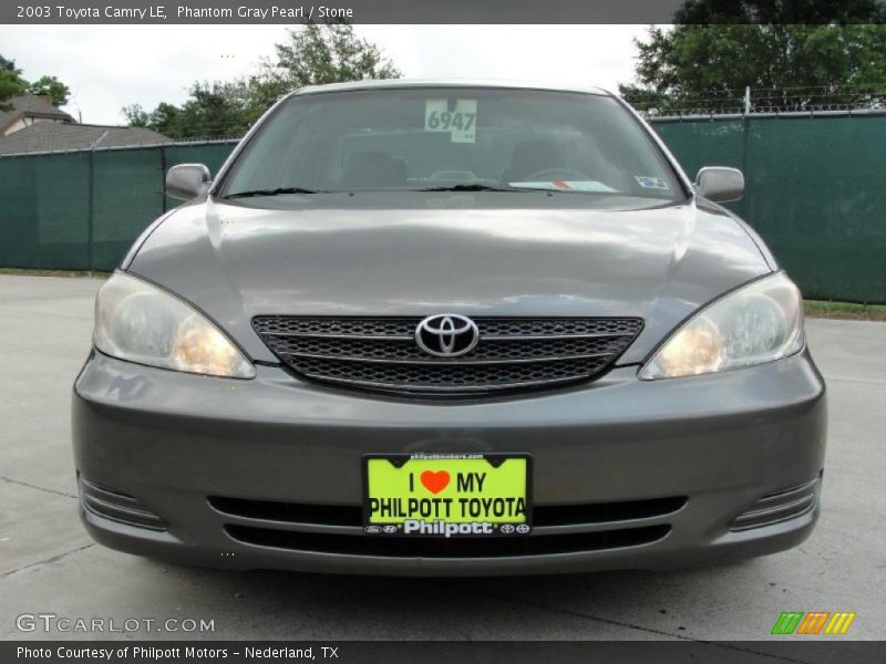 Phantom Gray Pearl / Stone 2003 Toyota Camry LE